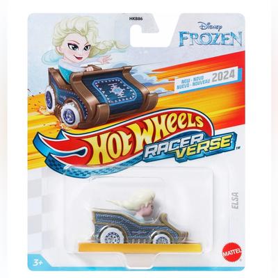 Disney Toys | Disney Frozen Elsa Hot Wheels Racerverse Die-Cast Vehicle 1:64 Scale Nwt | Color: Blue | Size: One Size