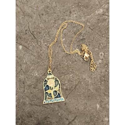 Disney Jewelry | Disney Beauty And The Beast Enchanted Rose Stained Glass Necklace - Boxlunch Exc | Color: Pink | Size: Os