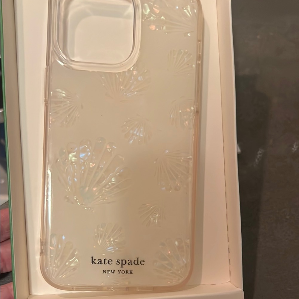 Kate Spade Cell Phones & Accessories | Kate Spade Shell Pattern Phone Case - Clear | Color: White | Size: Os