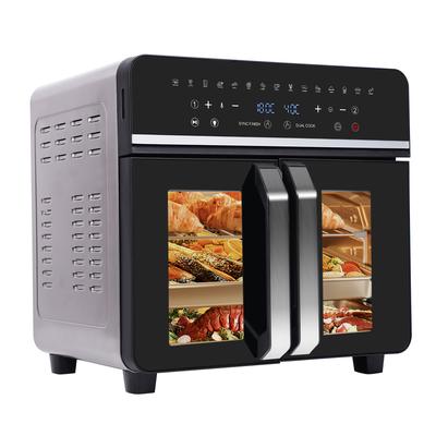 TEMU Hot Air Fryer, 23l Hot Air Fryer, Xxl Oven 2200 W With Led Touch Screen, 15 Programmes, With Recipe Book, Full Set Accessories