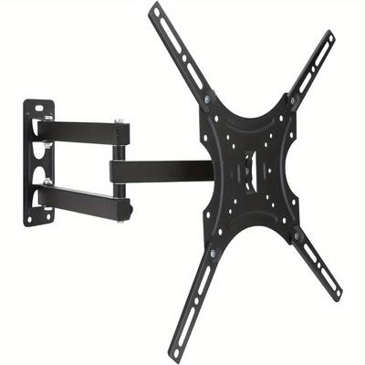 TEMU Tv Wandhalterung Universale Tv-halterung Schwenkbare Neigbare Tv Halterung Fernseher Halterung Für 32-55 Zoll Flach Curved Fernseher Oder Monitor Tv Bracket Image