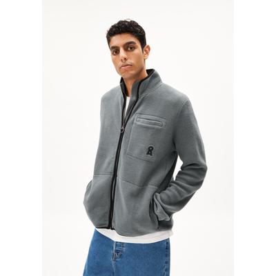 AABLEO FLEECE JACKET - Männer Relaxed Fit Jacke - grau (Größe: L)