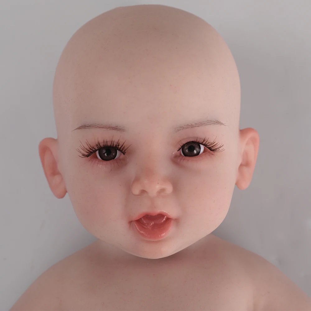 Herpinker 25 cm 36 cm Mädchen Ganzkörper Silikon Bebe Reborn Puppe Weiche Puppen Realistische Mädchen Baby DIY Blank Spielzeug für Kinder