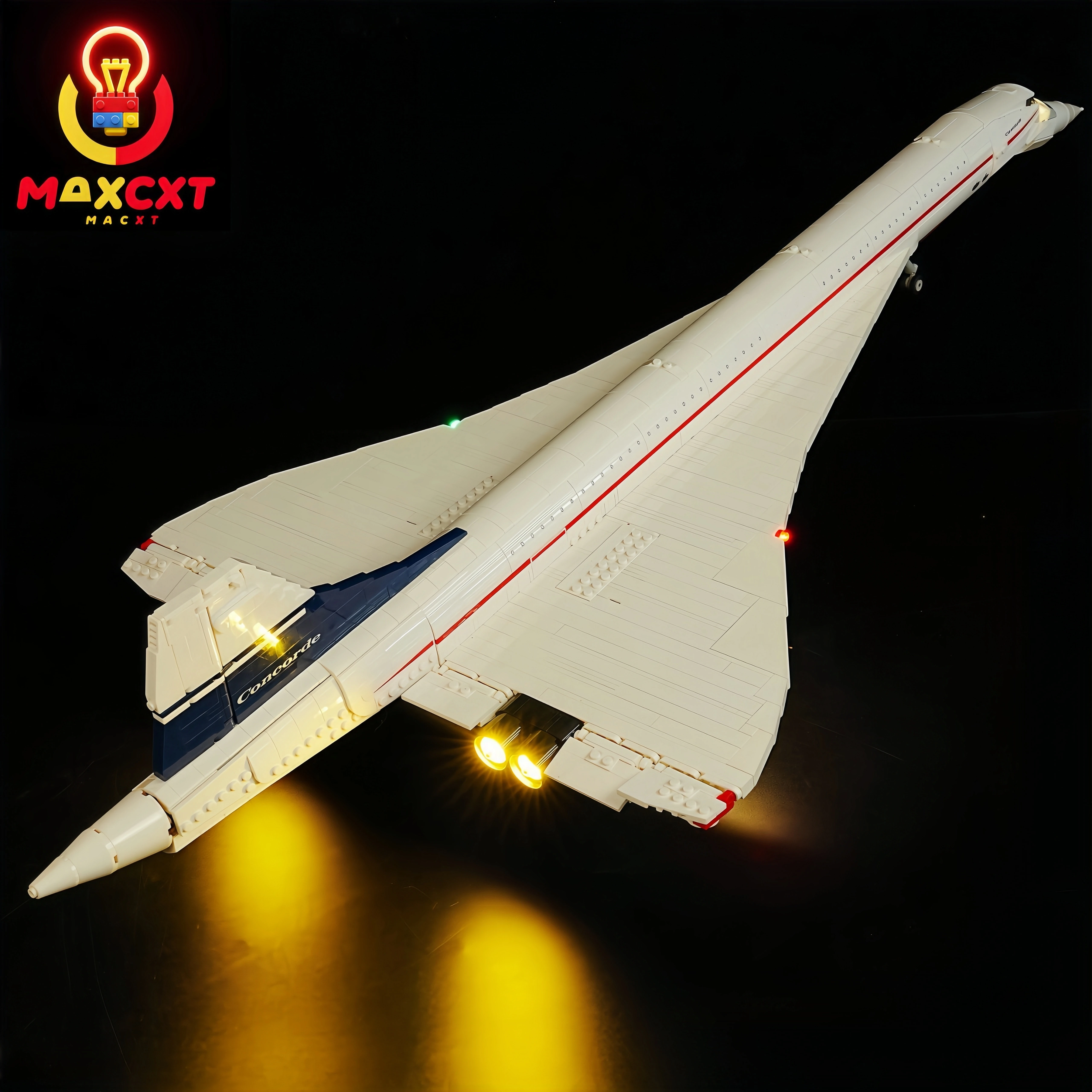 MAXCXT LED-Licht für Lego-10318 Concorde DIY dekorative Lampe mit Batteriekasten (Lego-Bausteinset nicht im Lieferumfang enthalten) Image