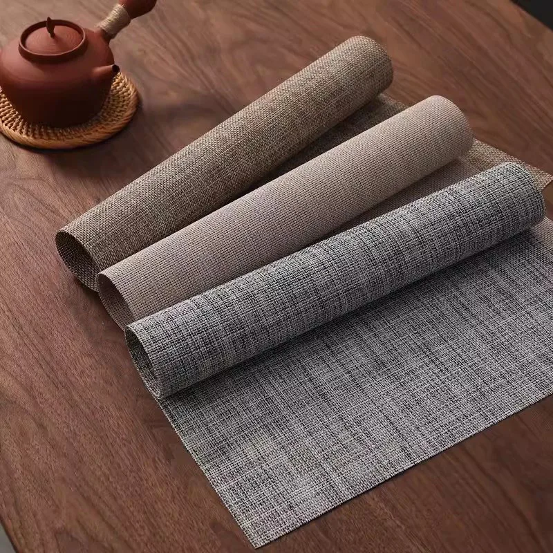 PVC-Tisch läufer im japanischen Stil, Gongfu-Tee tisch matte, moderner minimalisti scher Tisch, Wohnzimmer mit Persönlichkeit