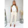 AX Paris Womens Beige Cargo Pants - Size 16 UK | AX Paris Sale | Discount Designer Brands