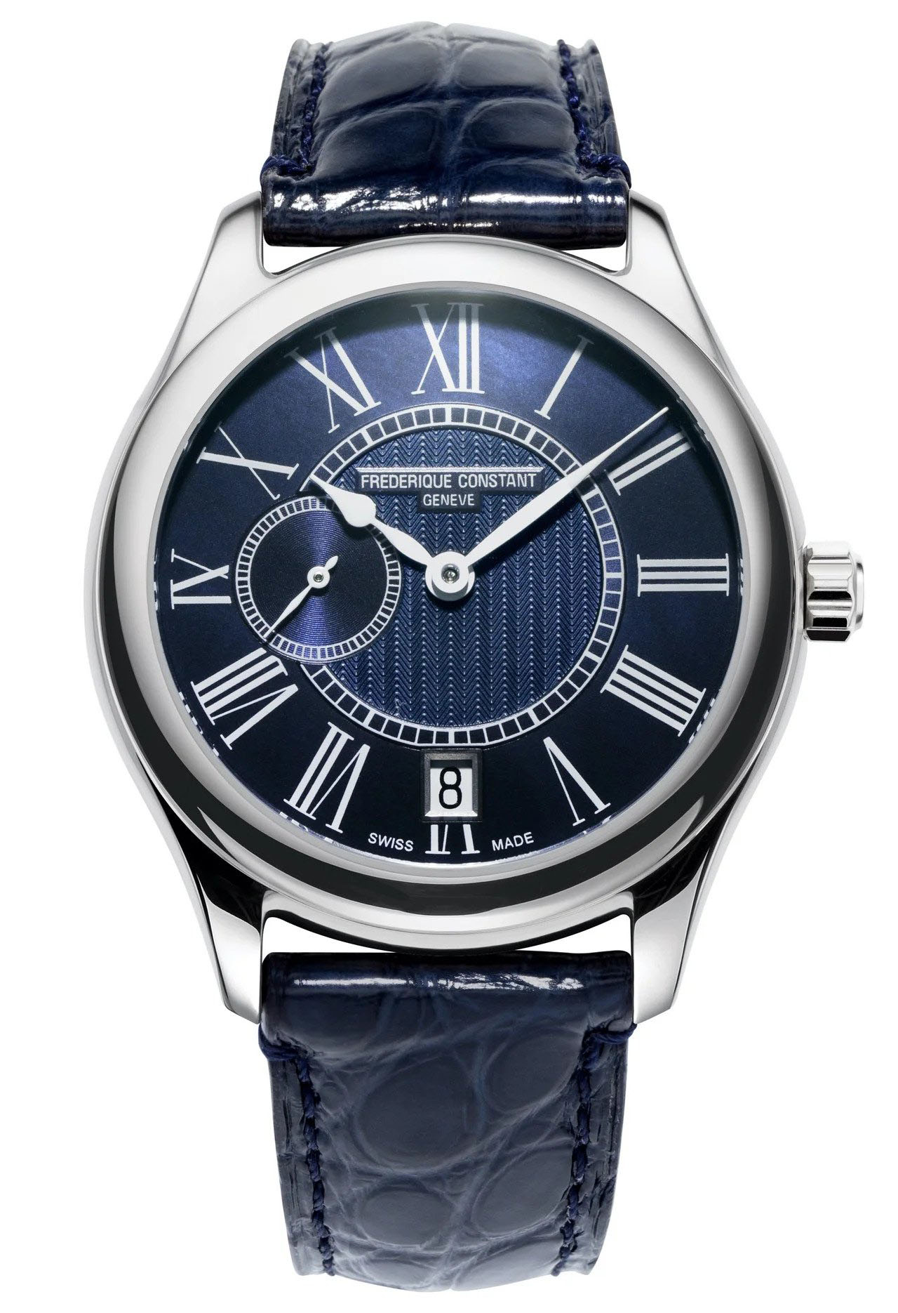 Frederique Constant Frédérique Womens Blue Watch FC-318MPN3B6 Leather - One Size | Frederique Constant Sale | Discount Designer Brands