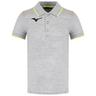 Mizuno Kids Unisex Logo Grey Polo Shirt - Size 7-8Y | Mizuno Sale | Discount Designer Brands