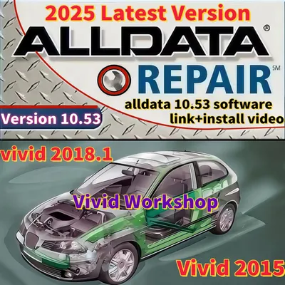 2025 Latest Software: Version 10.53 (Fast), Vivid2018.1 (AI), Vivid2015 (Compat). Installation
