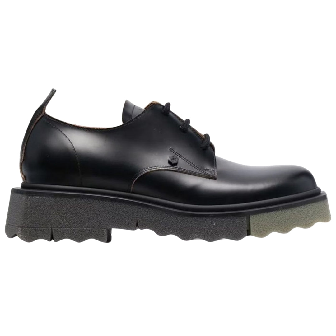 Off-White Sponge Derby-Schuhe in Schwarz