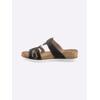 Pantolette FISCHER, Damen, Gr. 38, schwarz, Lederimitat, modisch, Schuhe