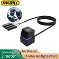 NNBILI Computer Desktop 2 m Luci LED colorate Scheda madre PC Avvio esterno Cavo di prolunga pulsante di accensione/spegnimento per Home Office