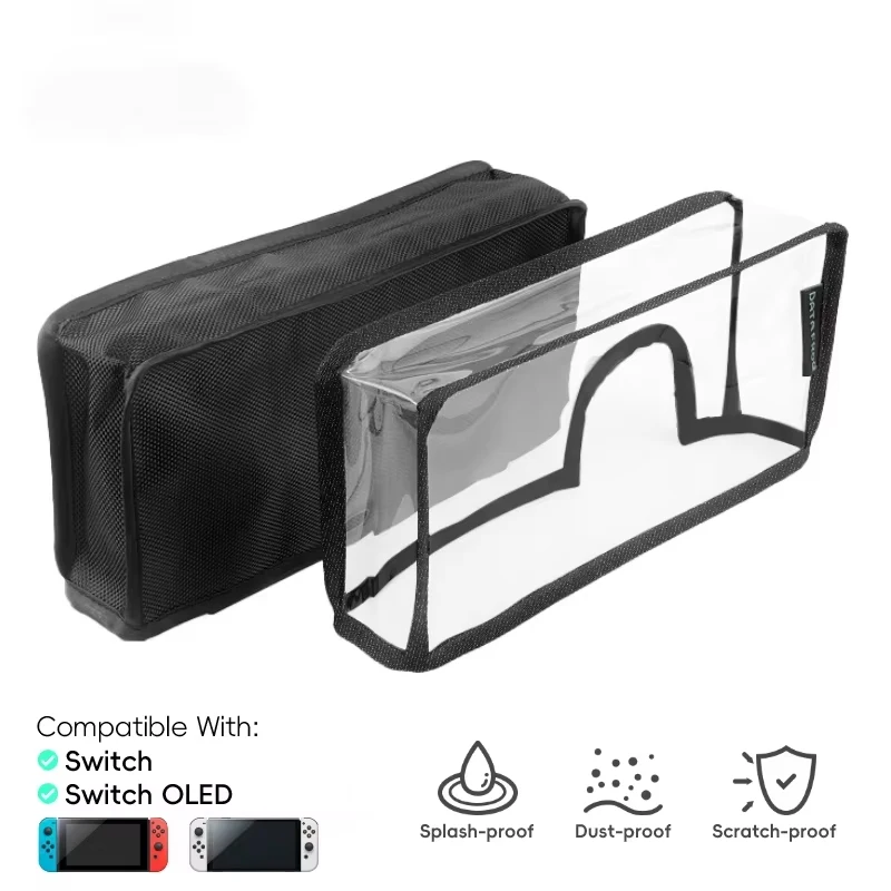 Staubschutz, staubdichtes Gehäuse, Netzstopper, kratzfeste Hülle, kompatibel mit Switch und OLED NS Switch Ladestation Image
