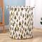 TEMU Foldable Round Fabric Laundry Basket With Tree Pattern - Multifunctional Storage Bin For Toys And Household Items, , Material, Laundry Room Accessories, Laundry Baskets