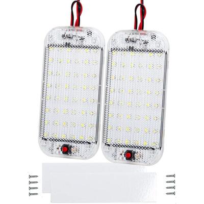 2er-Pack LED-Innenbeleuchtung, 12 V–85 v, 48 LED-Innenbeleuchtung für Auto, Wohnmobil, lkw, Boot, Image