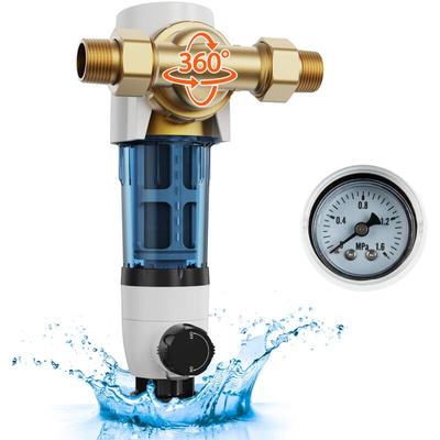 Spin-Down-Filter, 40 Mikron-Sedimentfilter für das ganze Haus für Brunnenwasser, 3/4 Zoll gm + 1 Image