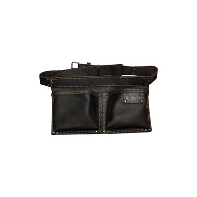 Rechteckige Nietentasche aus Dimos Leder mit Gürtel und 2 Fächern – 205735 Image