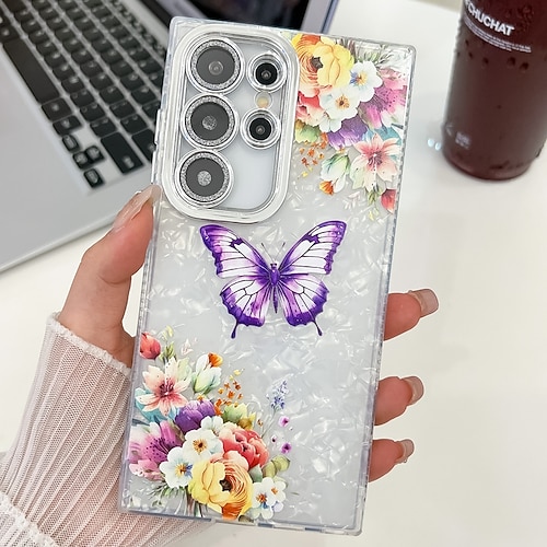 Handy Hülle Handyhüllen Für Samsung Galaxy S26 Ultra Plus S25 S24 Ultra Plus S23 S24 FE A55 5G A35 5G A25 A15 A54 Rückseite Stoßfest Retro TPU PC Image