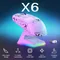 MAMBASNAKE x ATTACK SHARK X6 49g Superlight Wireless Gaming Mouse with Magnetic RGB Charging Base