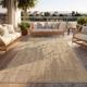 Paco Home - Alfombra De Exterior Resistente a La Intemperie Balcón Sala De Estar Beige 80x150 cm