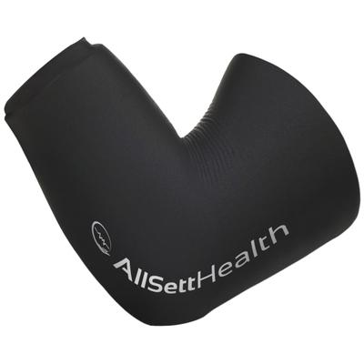 Allsett Health Gel 360° Hot And Cold Compression Sleeve Wrap, Xl, Black