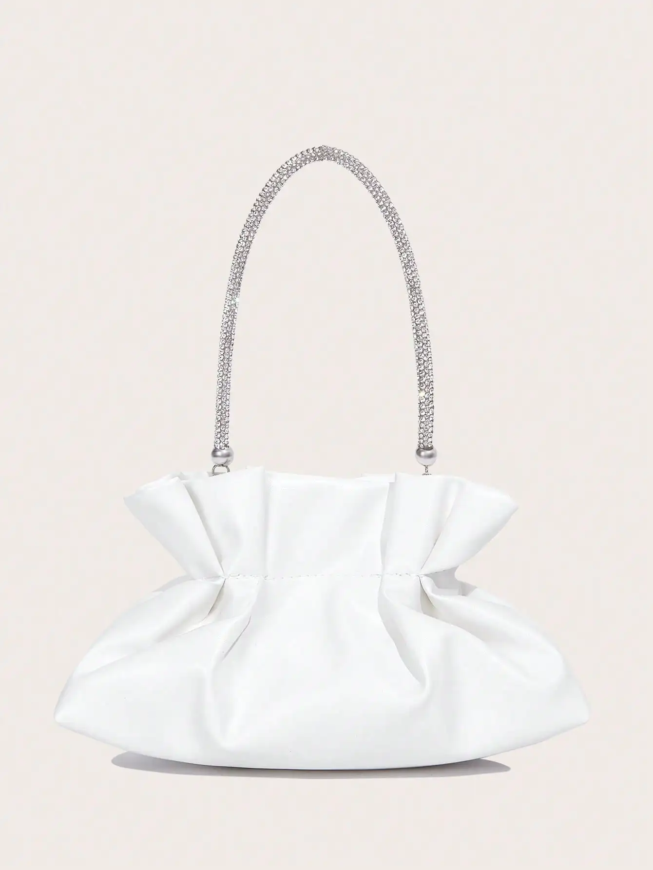 Damen-Partytasche, weiß, PU, modisch, elegant, Clutch-Tasche, neu, 2024, heißer Verkauf, wunderschöne glänzende Abendessen-Tasche für Hochzeit und Party