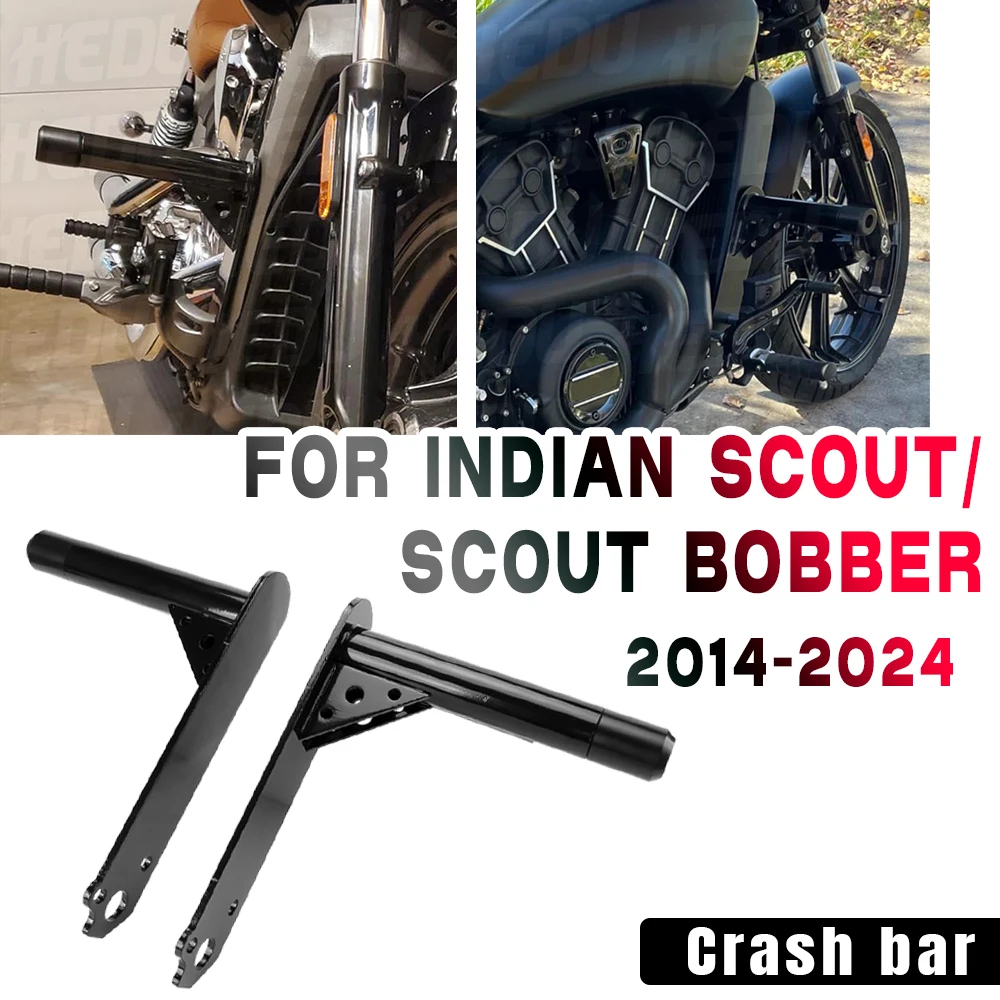 Motorrad Front Highway Engine Guard Crash Bars Fallschutz für Indian Scout 2014-2024 Scout Bobber Custom Bars Image