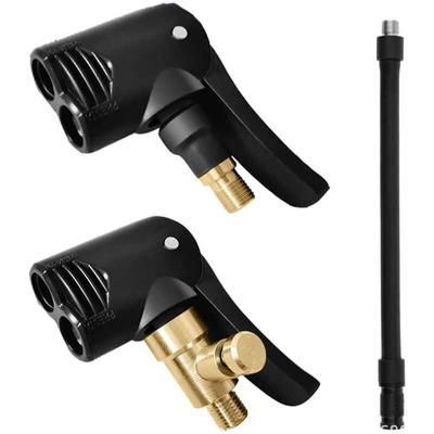 Cyslmuk - 2 Stück Autoreifen-Ventiladapter, Füllspitze, Adapter, Ersatzpumpenkopf mit Gewinde und Image