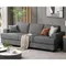 89 Inch Couch, 3 Seater Couches with Deep Seats, Modern Grey Loveseat 3-Seat Sofa Couches for Living