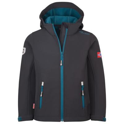 Trollkids - Kid's Trollfjord Jacket - Softshelljacke Gr 98 grau Image