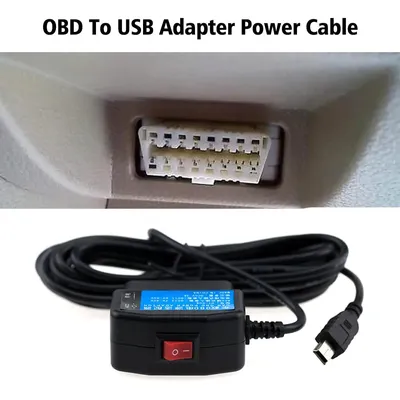 5V 3A Mini Micro Auto 5PIN USB Ports OBD Zigarette Adapter Leichter Power Box Auto 3,5 m Schalter Image