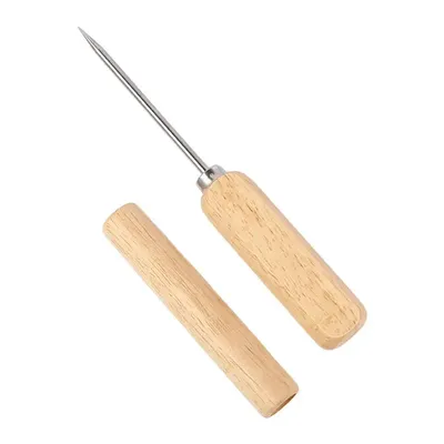 ice picks for breaking ice Stainless Steel Ice Pick with Wooden Handle Manual Ice Shaper Bar & Cocktail Tools Ice Crusher Tool