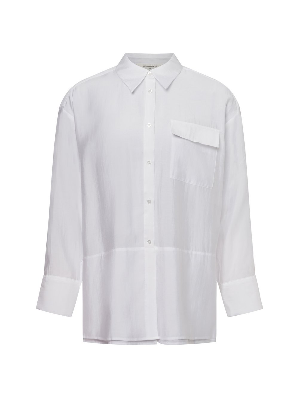 Msch Copenhagen Hemdbluse Damen weiß, M/L Image
