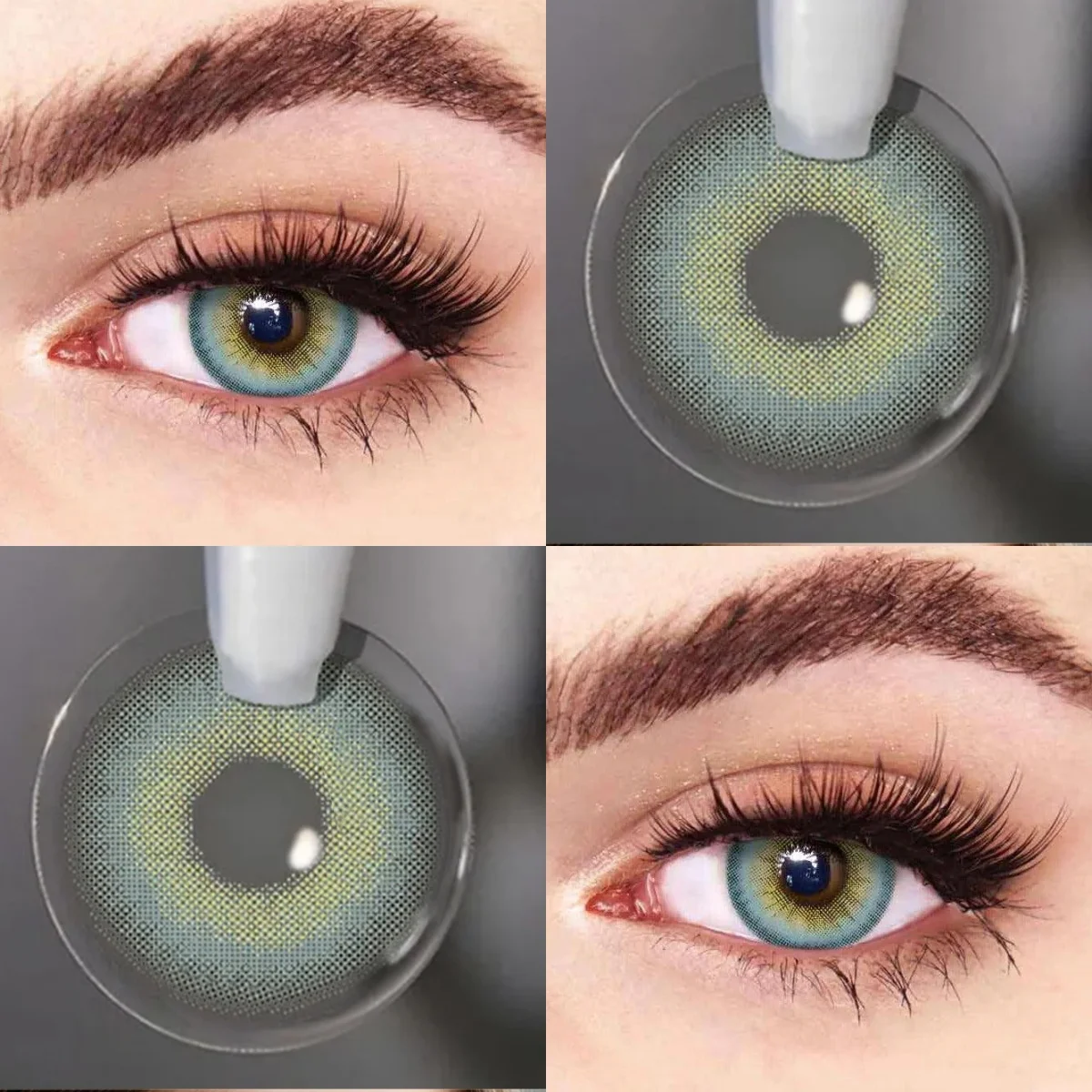 VISUASHOW Profound Color Kontaktlinsen 1 Paar LA Yearly Eyes Beauty Farbige Kontaktlinsen für Augen Russische Mädchen-Kontaktlinsen Image