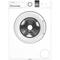 homeX Waschmaschine 6kg | Frontlader mit 1200 U/Min. | Inverter Motor | Schontrommel | 15 Programme | EEK C | WF612C-W