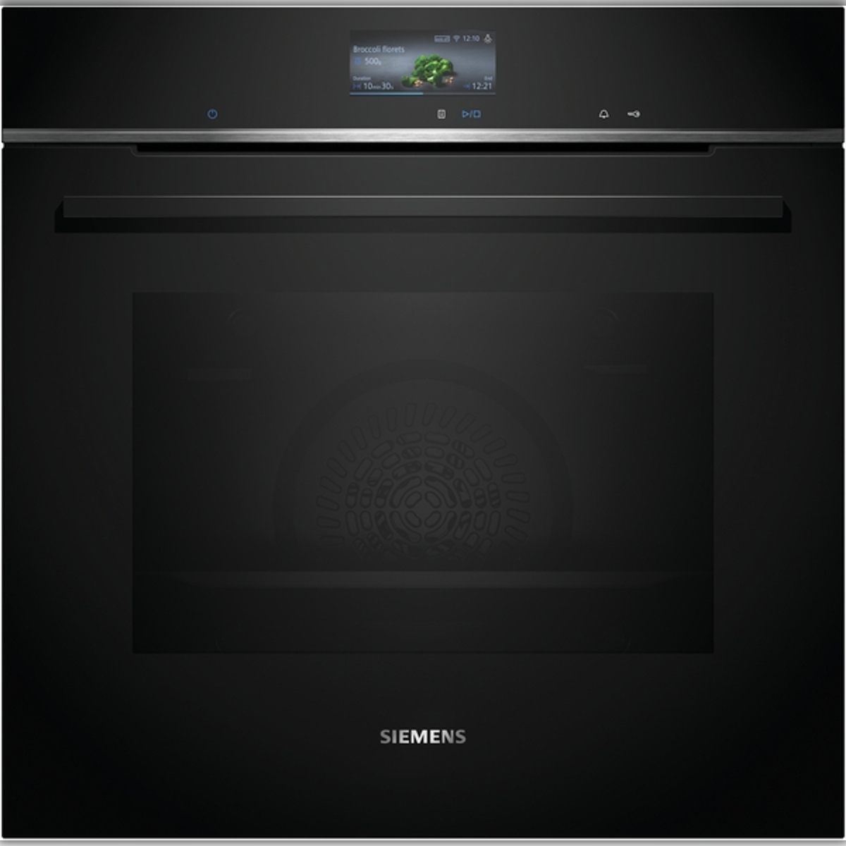 Siemens iQ700, Einbau-Backofen, 60 x 60 cm, Schwarz, Edelstahl HB736G1B1 Image