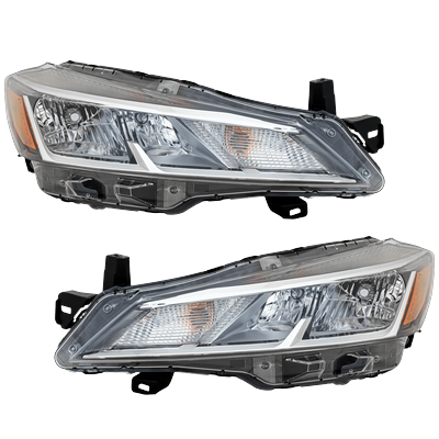 2023 Nissan Kicks Driver and Passenger Side Halogen Headlight, With bulb(s), OE Replacement, CAPA Certified