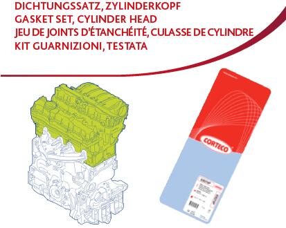 CORTECO Dichtungssatz, Zylinderkopf 83403665 Image