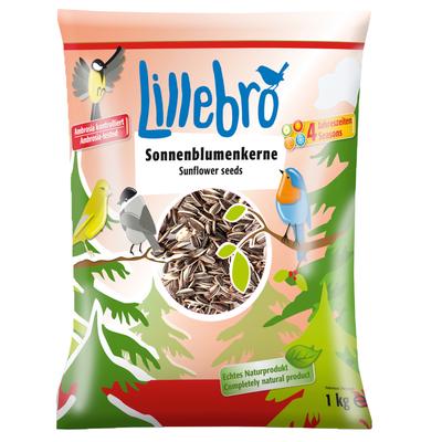 1kg Sunflower Seeds Lillebro Wild Birds Food