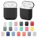 Custodia morbida in silicone per cuffie per Apple Airpods Custodia protettiva per auricolari wireless Bluetooth per Airpod 1 2 Borsa per cialde auricolari