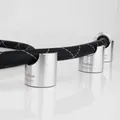 Supporto per vassoio cavo HIFI Spike Nero Argento Cavo di alimentazione/altoparlante Riser Booster Piedini Supporto per cavo stabilizzatore per cavo Cavo a crimpare
