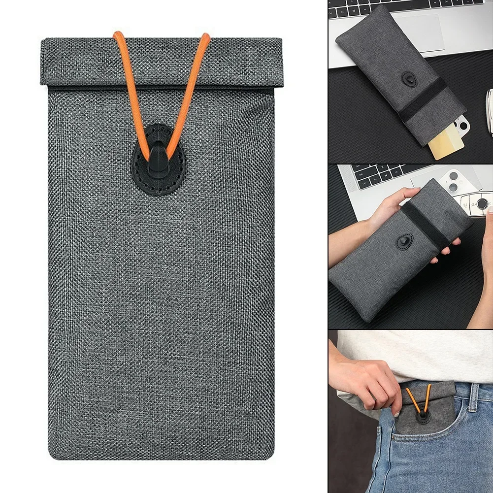 RFID Handy Signal Abschirmung Tasche Auto Abschirmung Schlüssel Canva Faraday Tasche Für Signal Blockieren Leckage Prävention RF Informationen Image