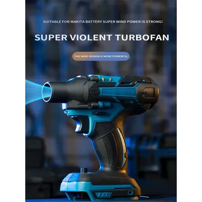 Super Violent Turbo Fan XL für Makita Batterie High Power Jet Fan Staub Gebläse Violent Turbofan Mini Air Duster Dropshipping