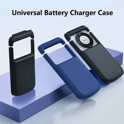 10000mAh Battery Charger Case for iPhone 16 15 X Samsung Huawei 3.0A Fast Charging External Battery Pack Power Bank Charger Case