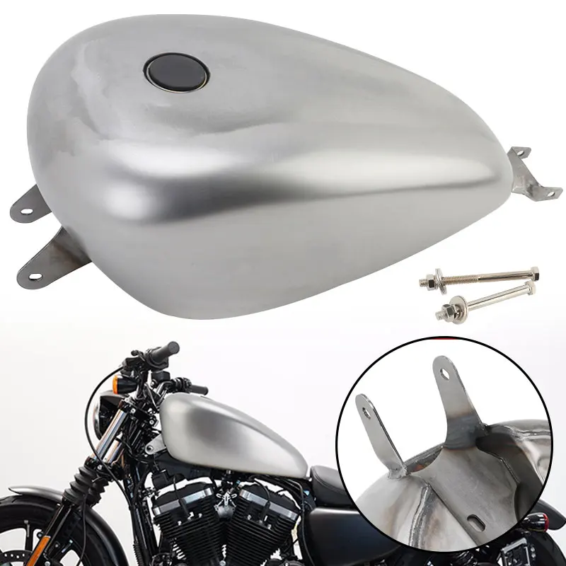 Motorrad 14,4 l 3,8 Gallonen Gas-Kraftstofftank für Harley Sportster XL 883 72 1200 Roadster Achtenveertig 2007–2023 Image