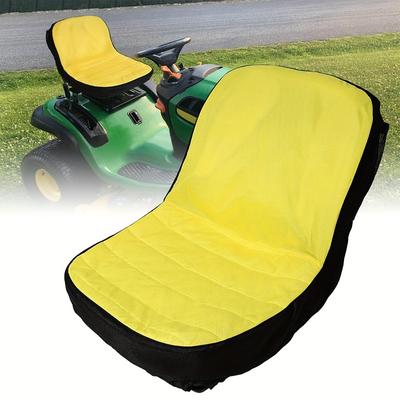 "TEMU 1pc Lawn Mower Seat Cover, Compatible With Lp92334 & Cplp92334, Universal Fit For Riding Mowers And , Weather-resistant Oxford 300d Fabric, 18"" High Seat Protection, , Outdoor Tractor Accessories"