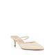 Dune London Womens Ladies Cescas - Pointed Toe Elastic Strap Kitten Heel Mules - Beige - Size UK 7 | Dune London Sale | Discount Designer Brands