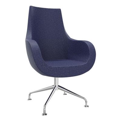 fm Büromöbel Sessel »Pirum« hohe Rückenlehne mit eingebauter Rückholfeder blau, 71x110x48 cm Image