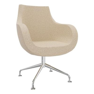 fm Büromöbel Sessel »Pirum« mit eingebauter Rückholfeder beige, 71x94.5x48 cm Image