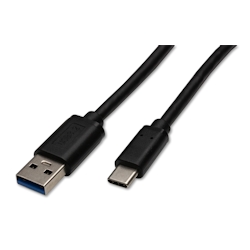Captiva Kabel USB Kabel A-Stecker C-Stecker schwarz 3m USB-A auf USB-C Image